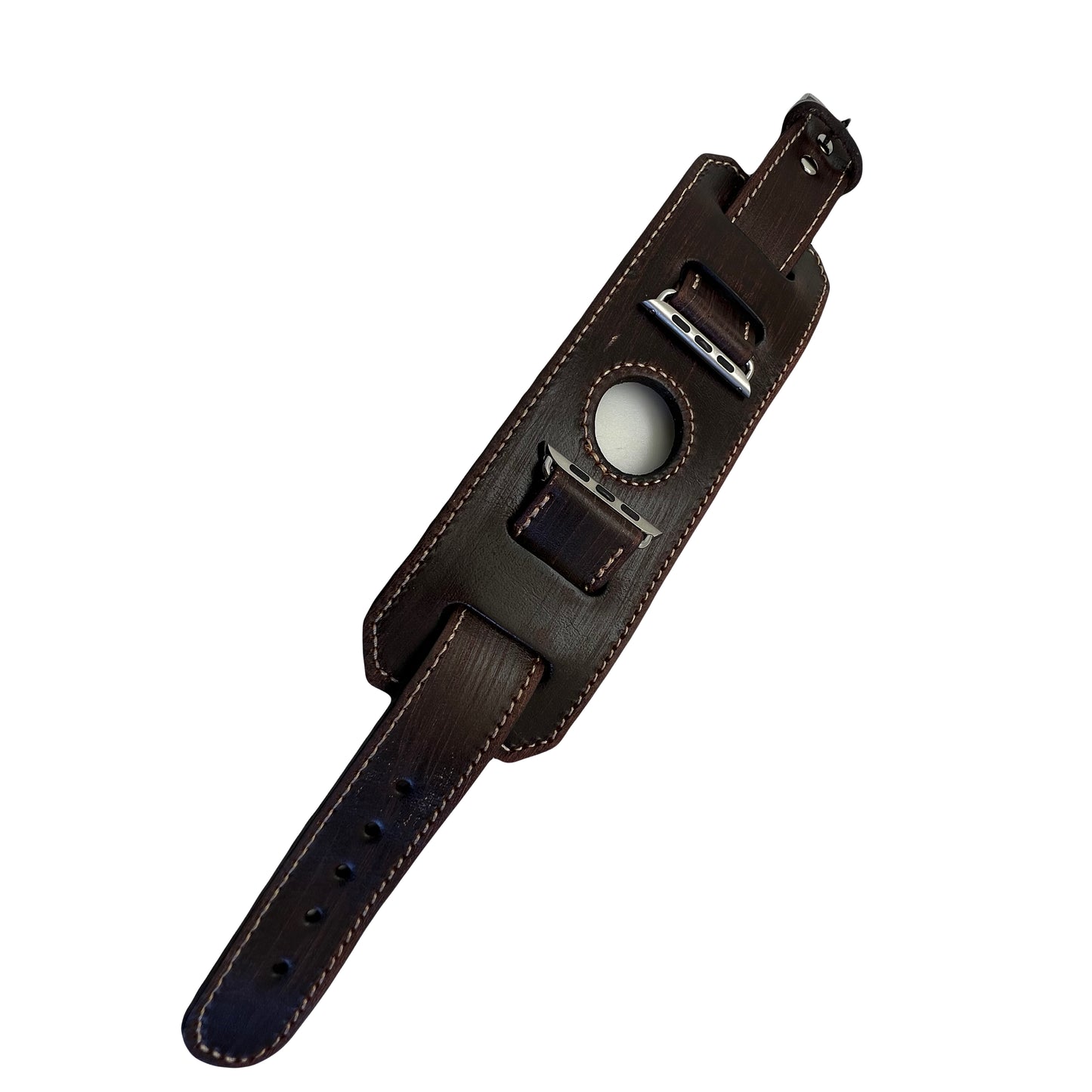 Nemesis VBA smartVintage brown leather cuff band