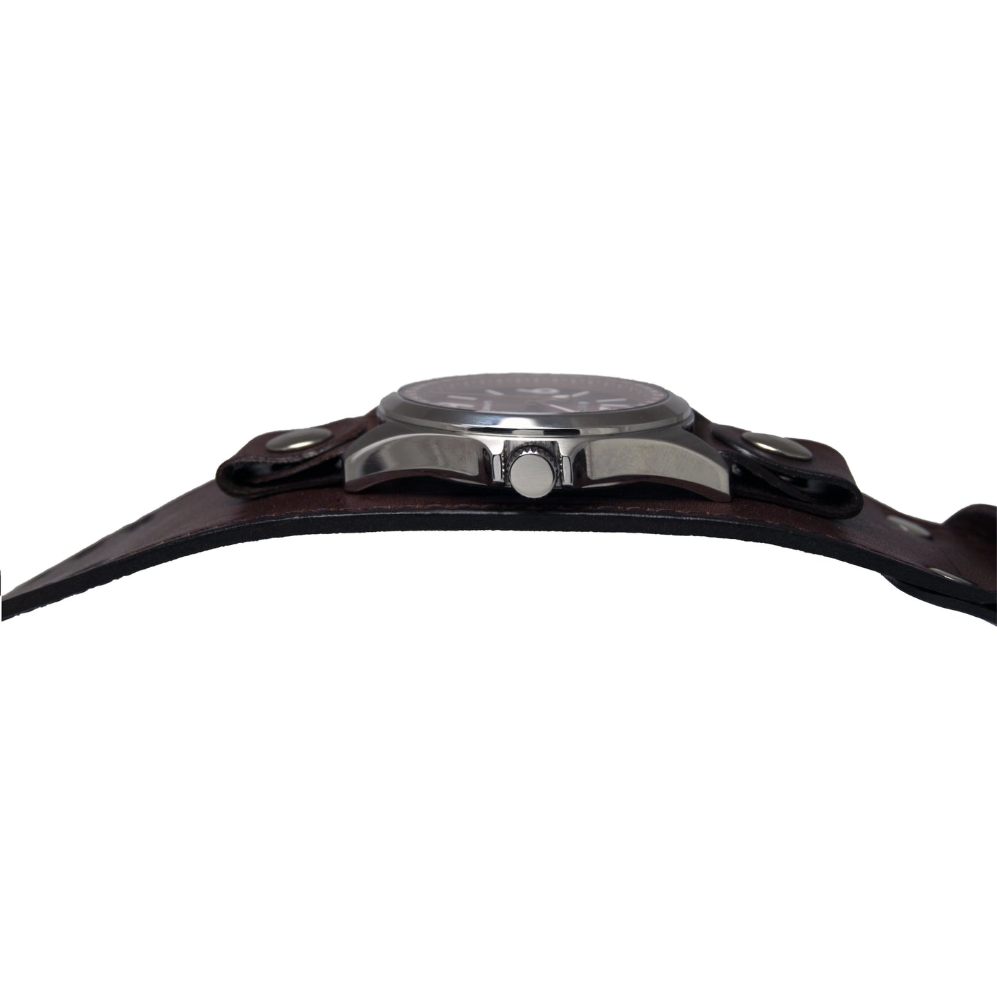 leather cuff watch