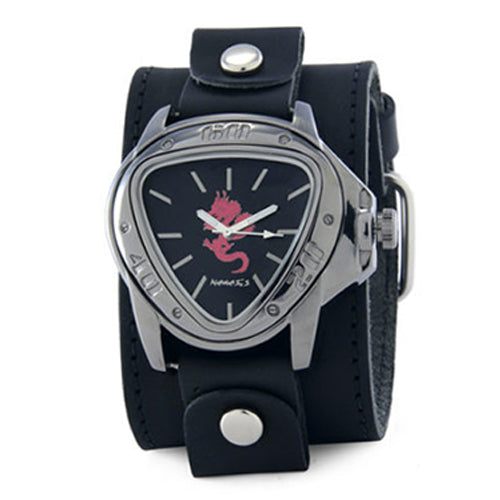 Stich black Leathe Cuff