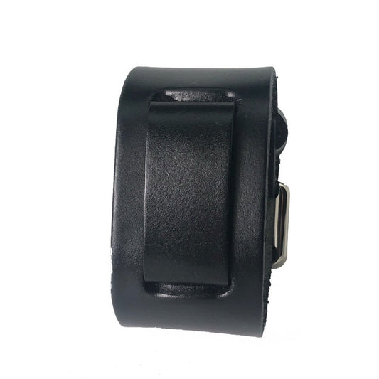 Black Leather Cuff