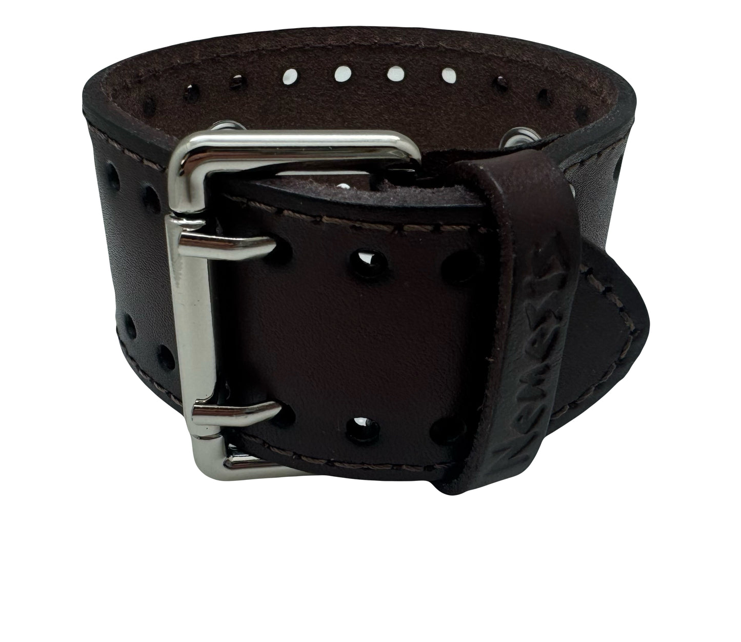 Dsth Dark band brown stitch band 10.5 inches x 1.5 inches