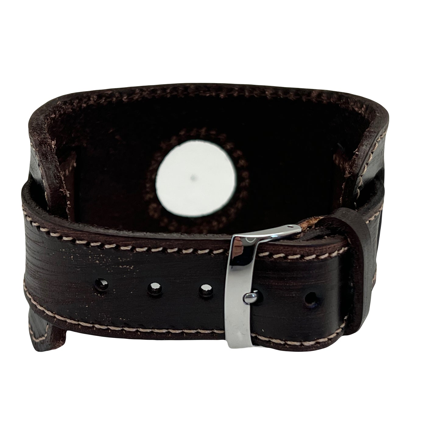 Nemesis VBA smartVintage brown leather cuff band