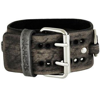 BFGB355S Nemesis Women's Little Star Stainless hot Steel Quartz Leather cuff