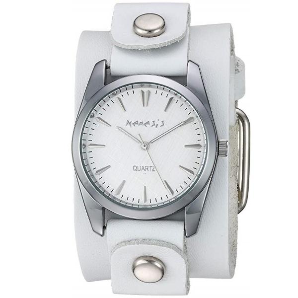 Gala Ladies White Watch with White Leather Cuff