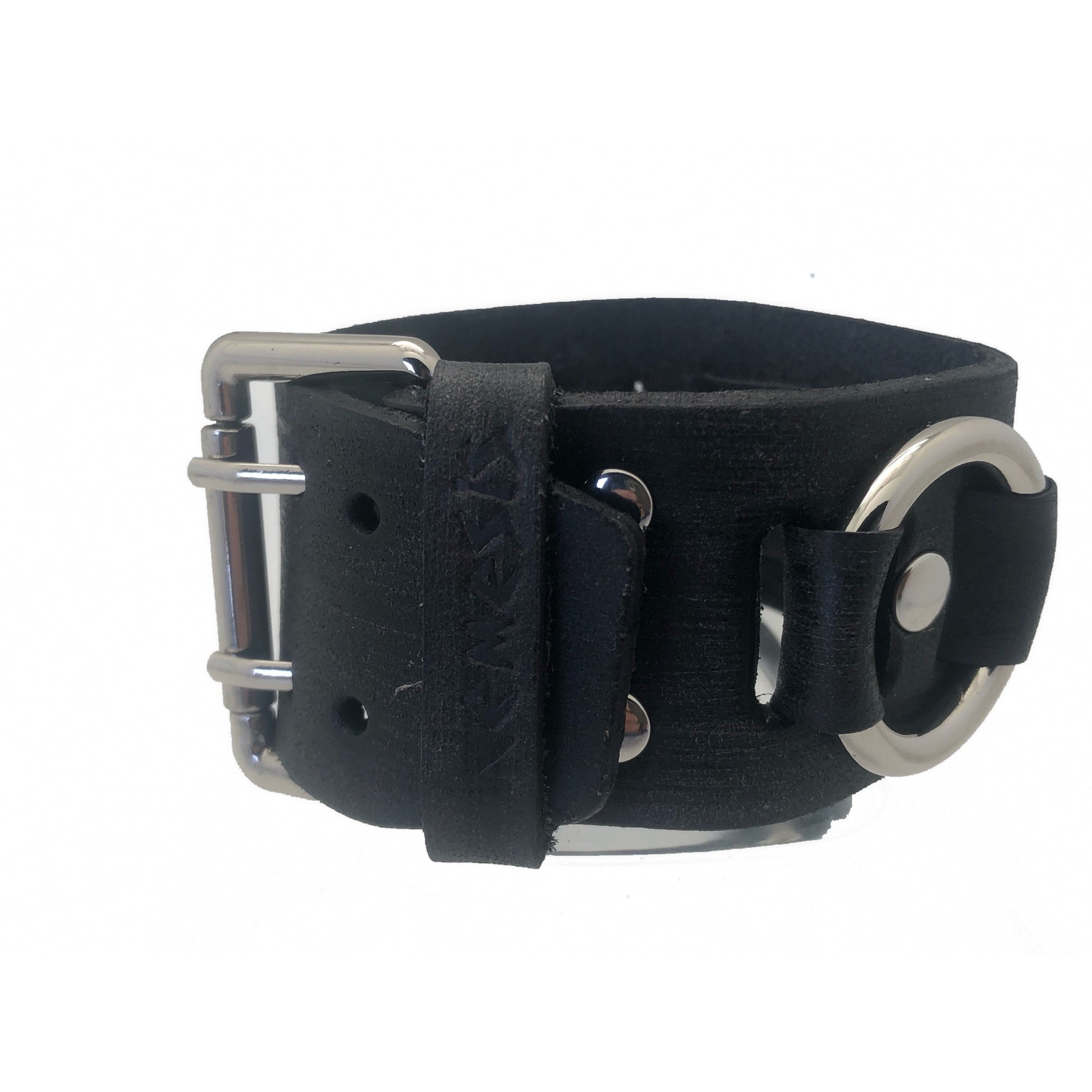 wide leather watch band
